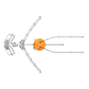 A6 MIX: Intelligent DTT BIII/UHF Antenna ready for DVB-T2 and UHD