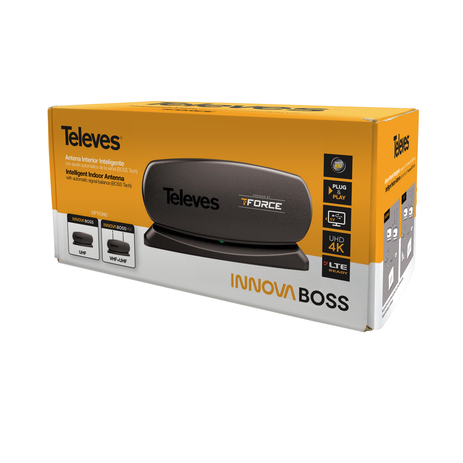 INNOVA BOSS antenna (LTE790, 1st Digital Dividend) Indoor intelligent antenna with Plug & Play installation - Image 2