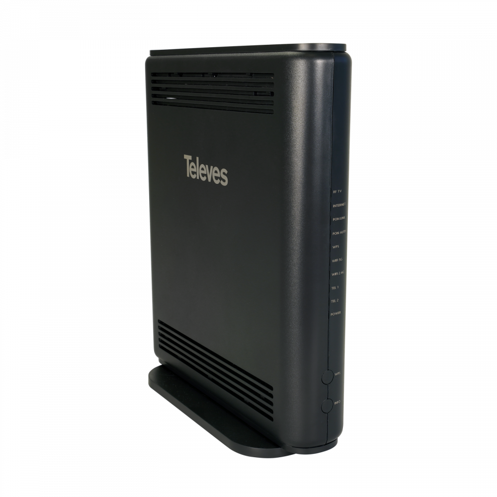 ONT Hospitality WiFi AC module 4x GbE + 2x FXS, RF Overlay