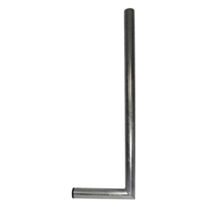 Angled mast: 1 m x Ø 50 mm Hot-Dip Galvanizing