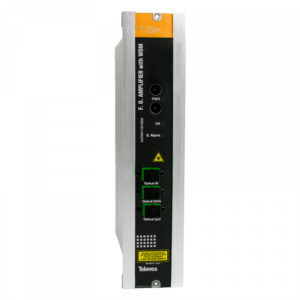 1-output YEDFA optical amplifier with WDM 1550 nm, Po 19dBm