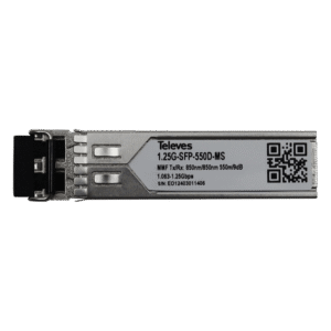 SFP Transceiver 1 GbE, 2 fibers (LC/PC) MM