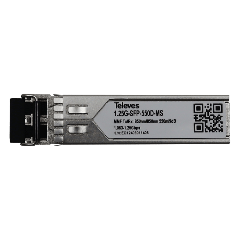 SFP Transceiver 1 GbE, 2 fibers (LC/PC) MM