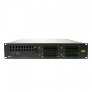 32-output YEDFA optical amplifier with WDM, 2RU rack 19" 1550 nm, Po 20dBm